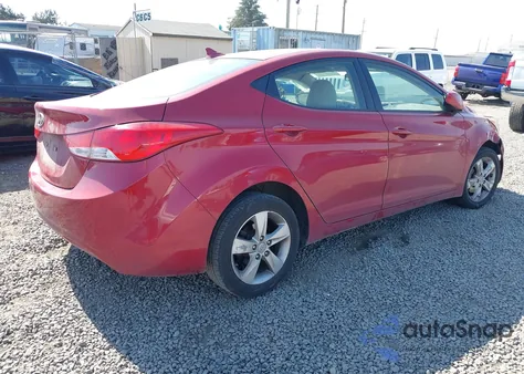 2012 Hyundai Elantra Gls (Ulsan Plant) z USA, uszkodzony, nr VIN KMHDH4AE2CU336043